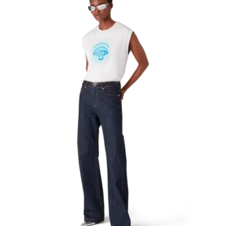 Airbrush Mushroom ermeløs T-skjorte