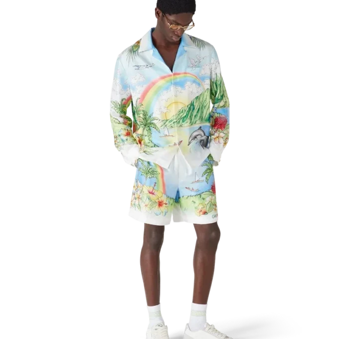 Aloha langermet silkeskjorte