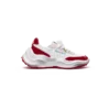 Atlantis hvit og haute rød sneaker for kvinner