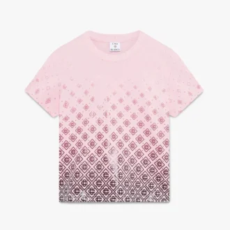 Aubergine Gradient Monogram kortærmet T-skjorte