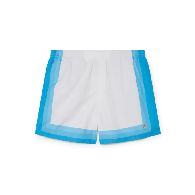 Badedrakt med blå fargegradient