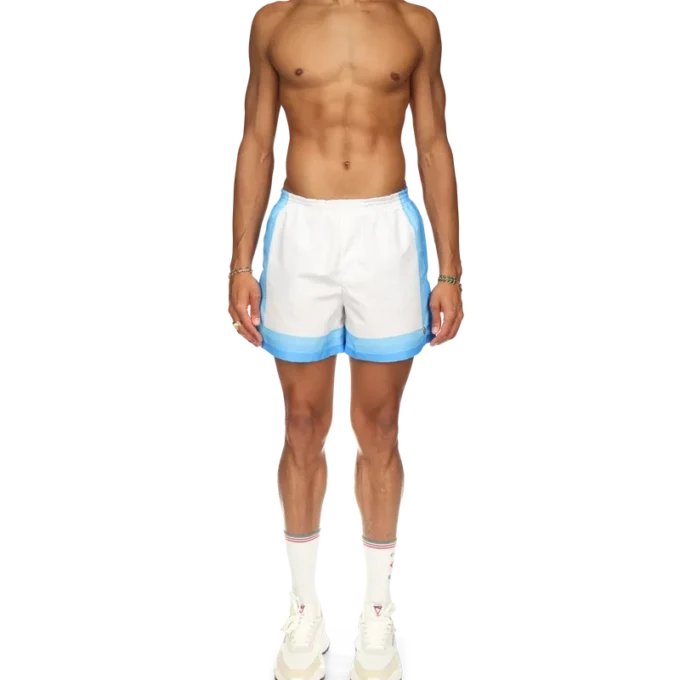 Badedrakt med blå fargegradient