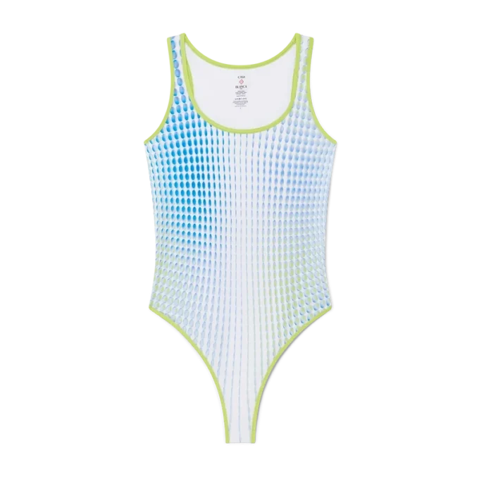 Badedrakt med gradient-trykk