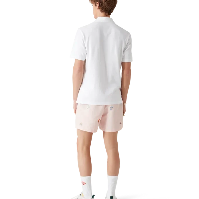 Badeshorts med brodert motiv