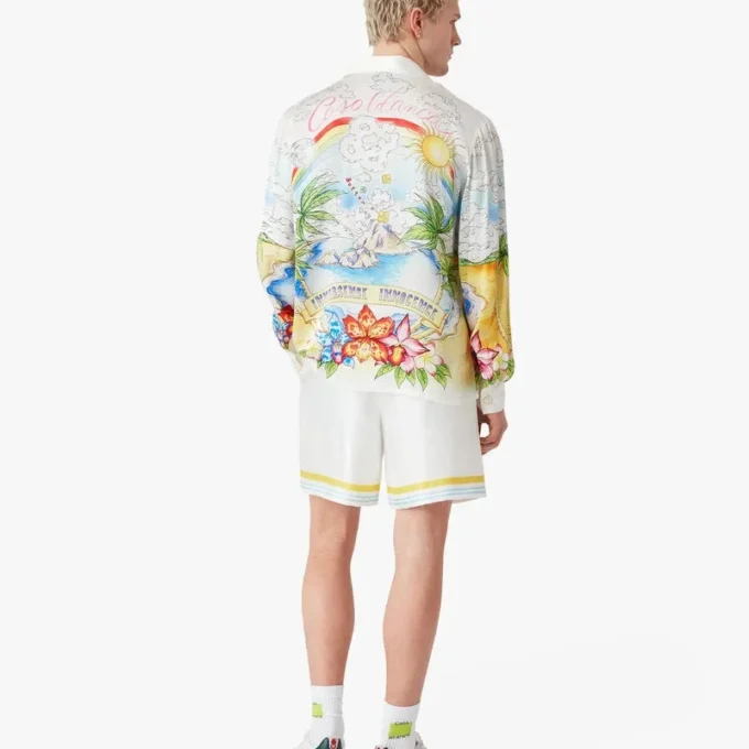 Better Days langermet silkeskjorte Better Days langermet silkeskjorte