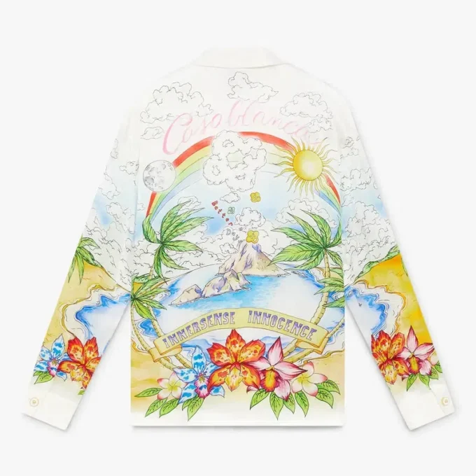 Better Days langermet silkeskjorte Better Days langermet silkeskjorte