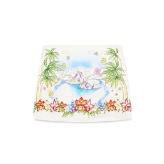 Better Days miniskjørt i silkesatin