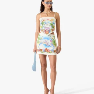 Better Days miniskjørt i silkesatin