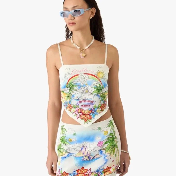 Better Days silkesatengskjerftopp