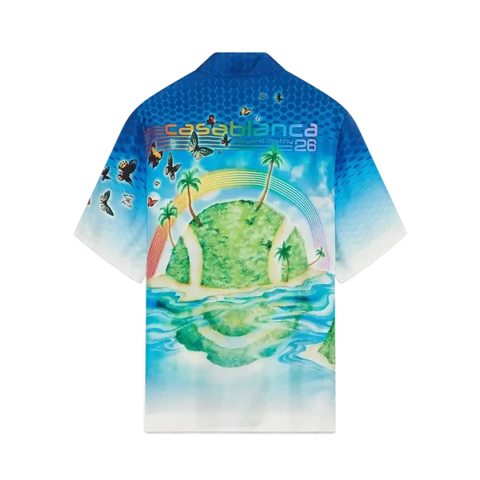 Beyond Destiny kortærmet silkeskjorte