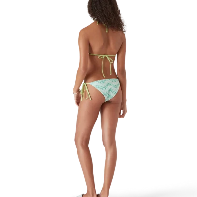 Bikinibukse med bølget monogram