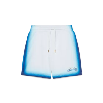 Blå Fade-sweatshorts