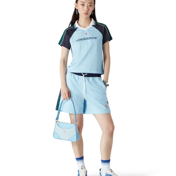 Blå Jeanne Pochette skulderveske