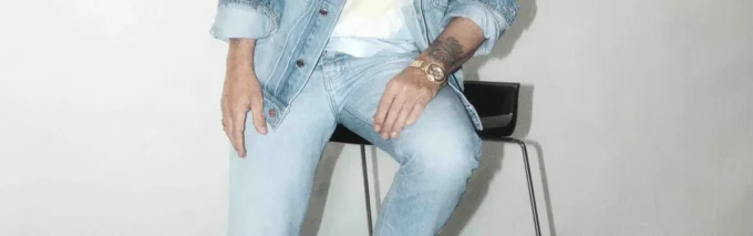 Blå tie-dye-oversized Cc Smile-T-skjorte med korte shorts