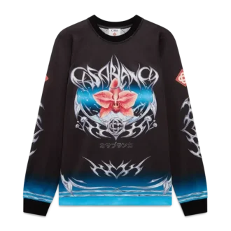 Blade langermet fotballtrøye