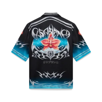 Blades kortærmede skjorter i silkesatin