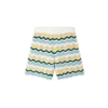 Bølgete bouclé-Shorts