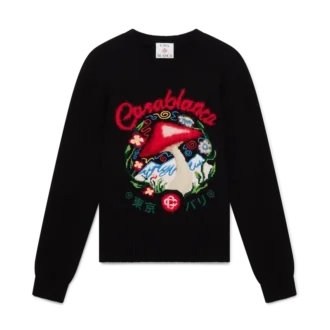 Bomullsbroderet soppgenser Bomullsbroderet soppgenser