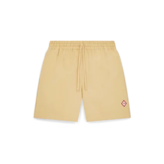 Bomullsshorts med Monogram-jacquard