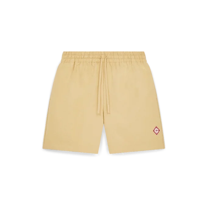 Bomullsshorts med Monogram-jacquard