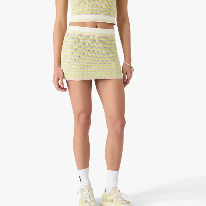 Bourgeois stripet miniskjørt