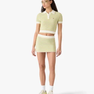 Bourgeois stripete pique-skjorte