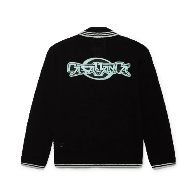 Broderte langermet skjorte i bomullshak