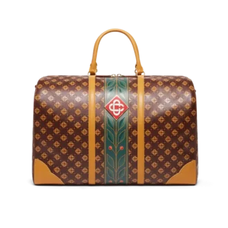 Brown Monogram Weekender