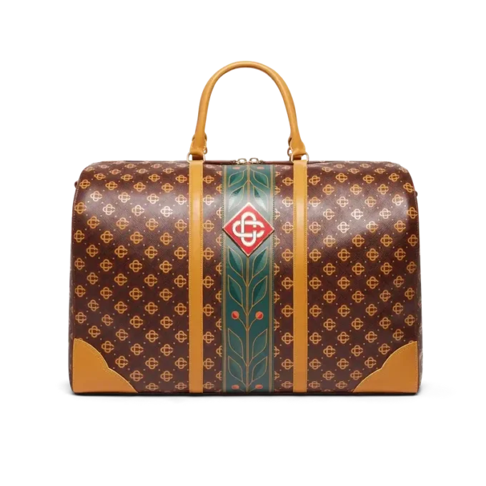 Brown Monogram Weekender