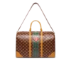 Brown Monogram Weekender