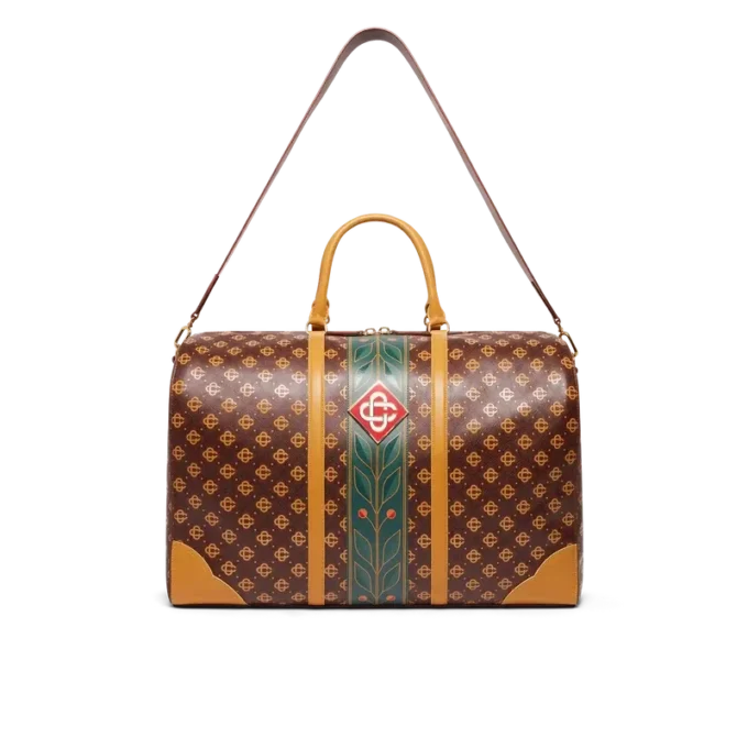 Brown Monogram Weekender