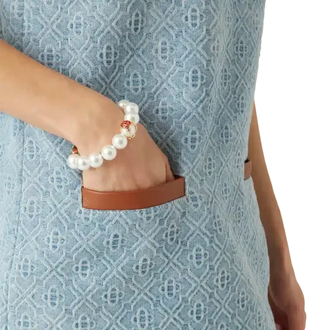 Caged Pearl-armbånd