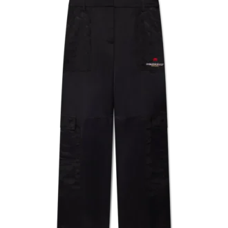 Cargo-bukser i nylon og sateng med fjellkamuflasje