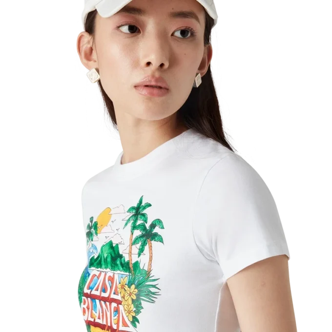 Casa Beach Wave kort T-skjorte