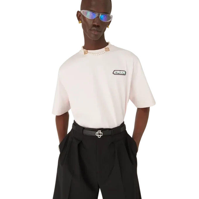 Casa Racing Oversized Shorts-T-skjorte med korte ermer