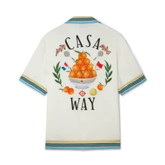 Casa Way kortærmet silkeskjorte