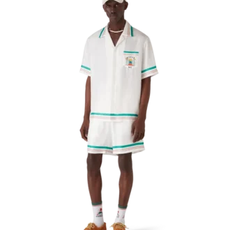 Casa Way kortærmet silkeskjorte