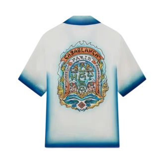 Casa Way Skate kortærmet silkeskjorte i Shorts