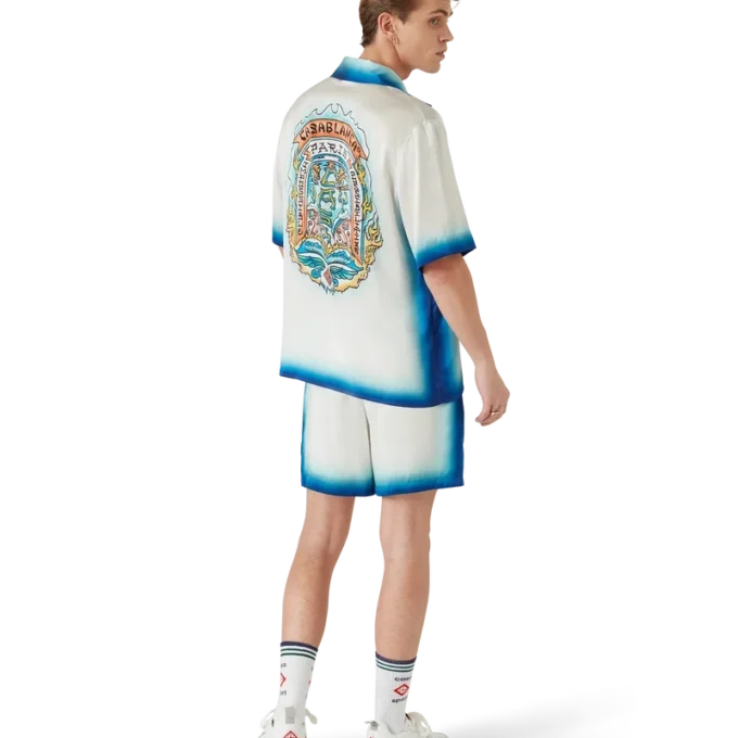 Casa Way Skate silke-Shorts