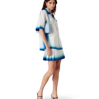 Casa Way Skate plissert silkeskjørt