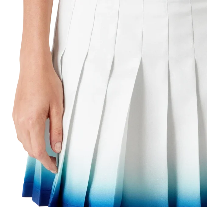 Casa Way Skate plissert silkeskjørt Casa Way Skate plissert silkeskjørt