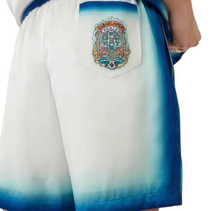 Casa Way Skate silke-Shorts