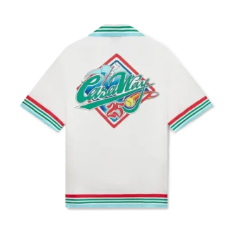 Casa Way World Series kortærmet silkeskjorte