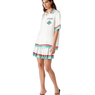 Casa Way World Series plissert silkeskjørt