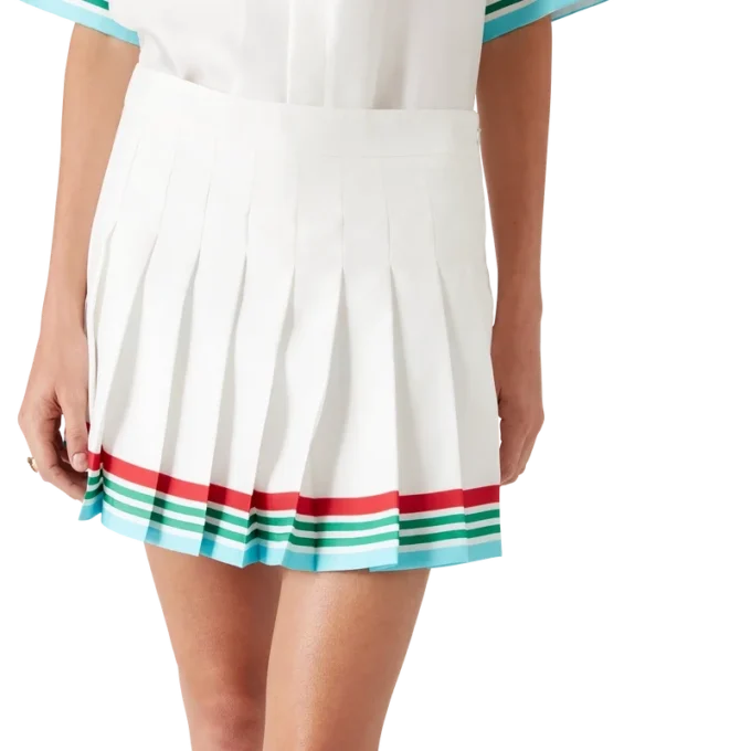 Casa Way World Series plissert silkeskjørt