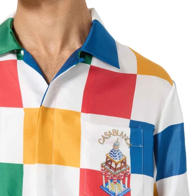 Casablanca Primary Check-skjorte