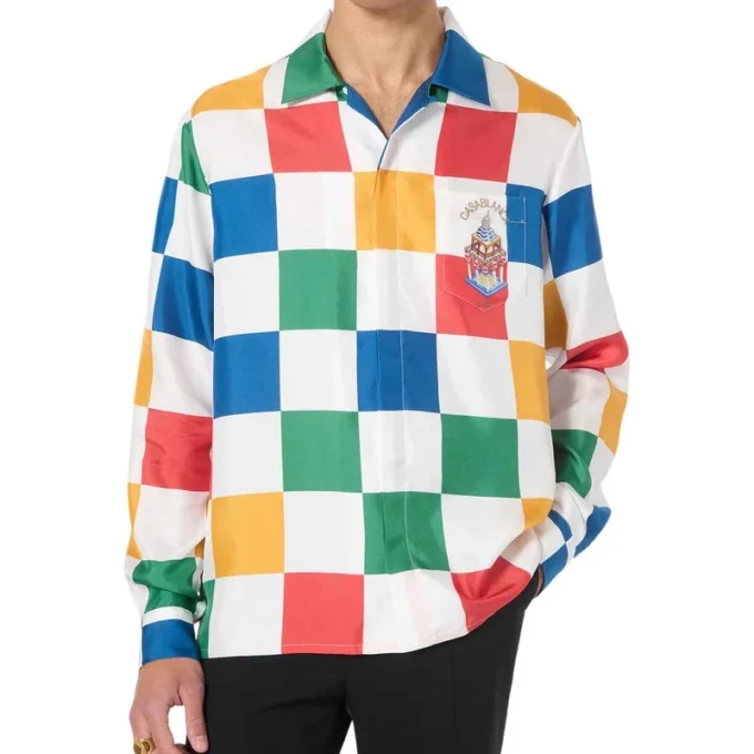 Casablanca Primary Check-skjorte