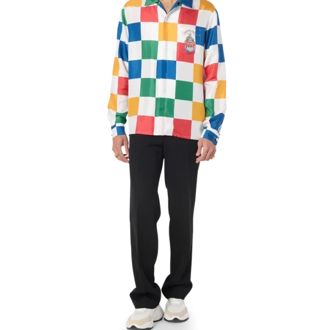 Casablanca Primary Check-skjorte