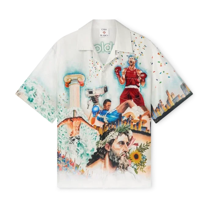 Celebration Du Sport kortærmet silkeskjorte Celebration Du Sport kortærmet silkeskjorte