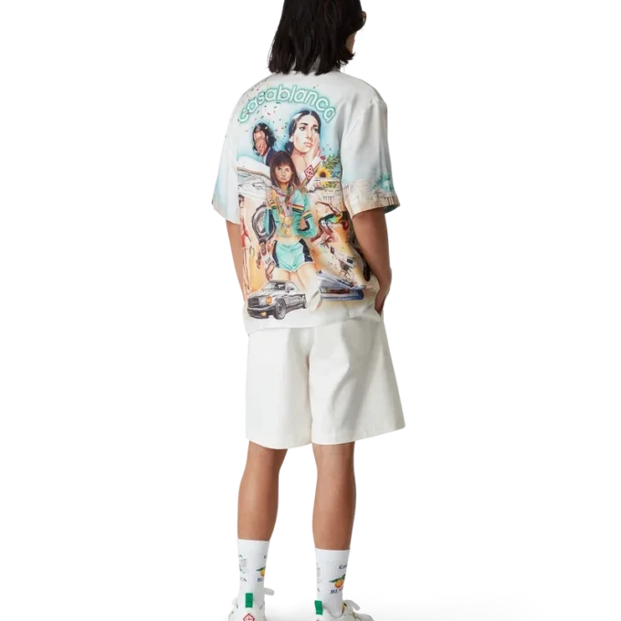 Celebration Du Sport kortærmet silkeskjorte Celebration Du Sport kortærmet silkeskjorte